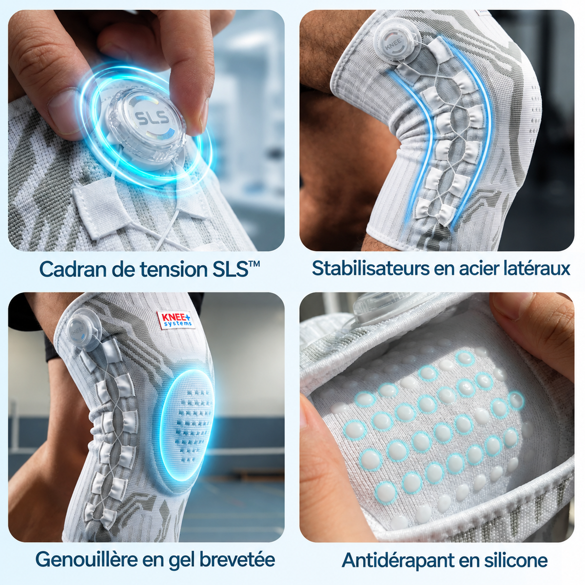 Genouillère orthopédique de compression