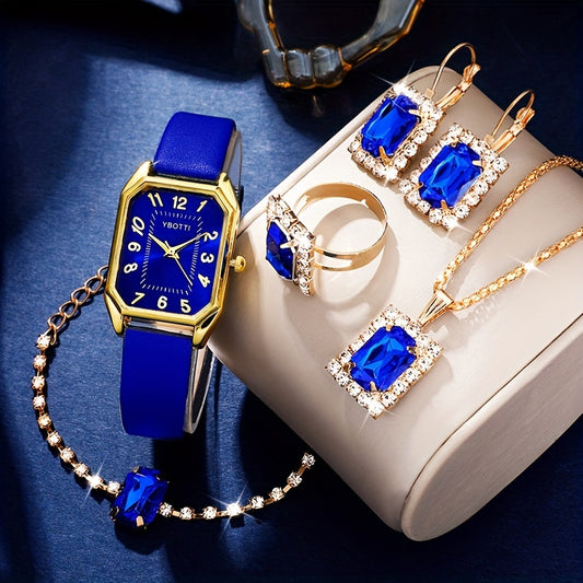 Ensemble Montre et Bijoux Luxe Femme