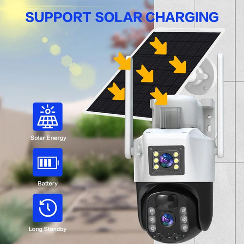 Caméra de Surveillance Solaire 4G Intelligente