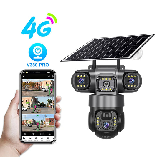 Caméra de Surveillance Solaire 4G Intelligente