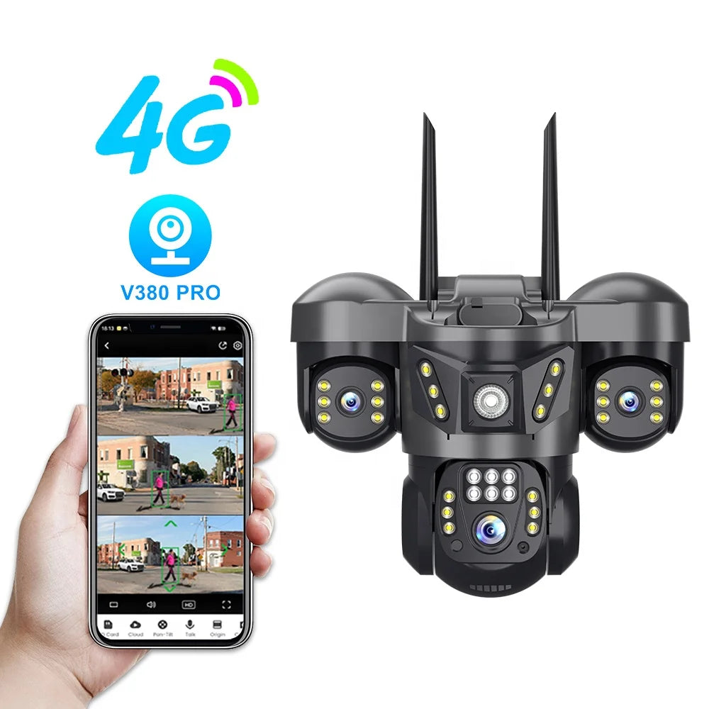 Caméra de Surveillance Solaire 4G Intelligente