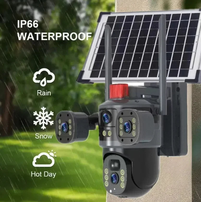Caméra de Surveillance Solaire 4G Intelligente