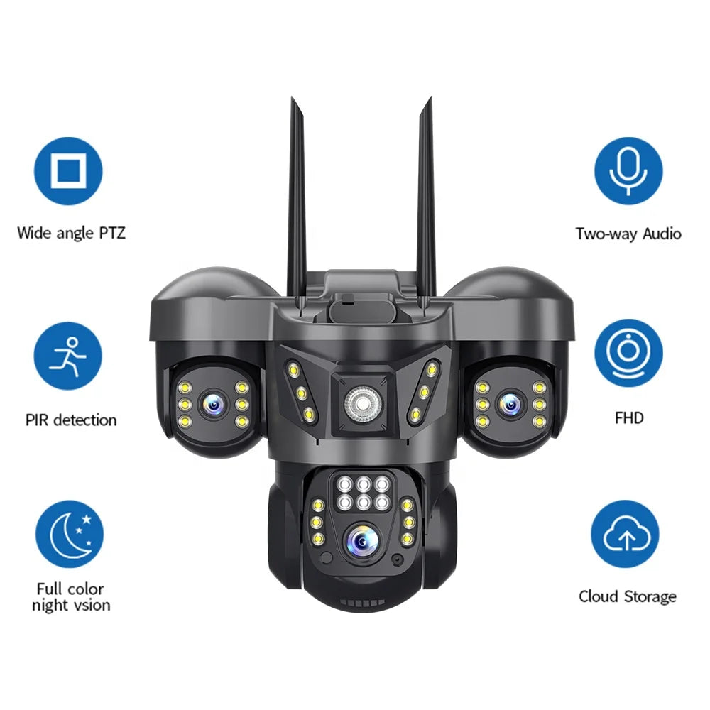 Caméra de Surveillance Solaire 4G Intelligente